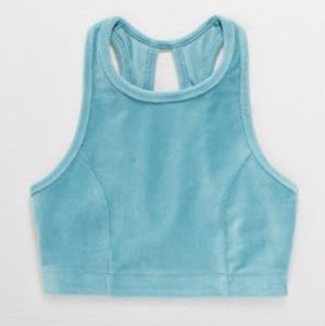 Aerie Chill Corduroy High Neck Bralette